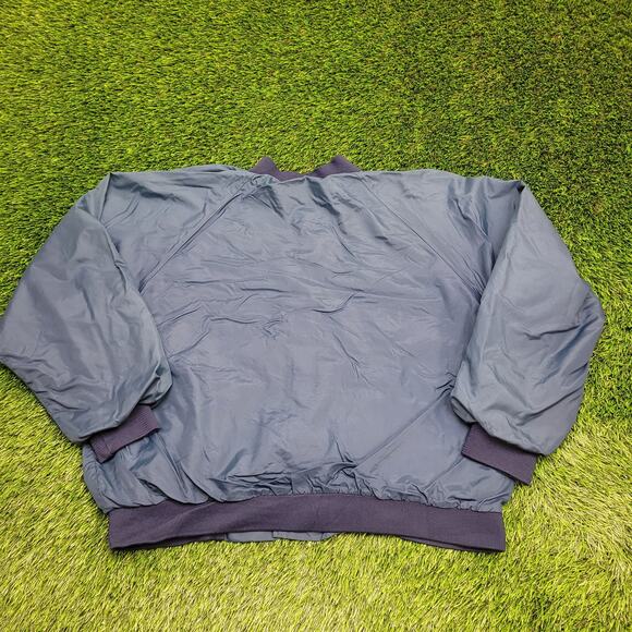 Vintage 80s Hartwell Bomber Jacket 2XL 27x24 Cropped Baggy - Picture 2 of 11